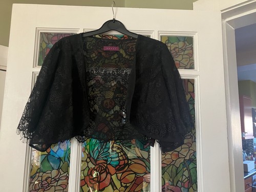 Debut black lace bolero - debut, shrug