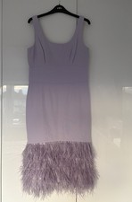 Purple Feather Coast Dress