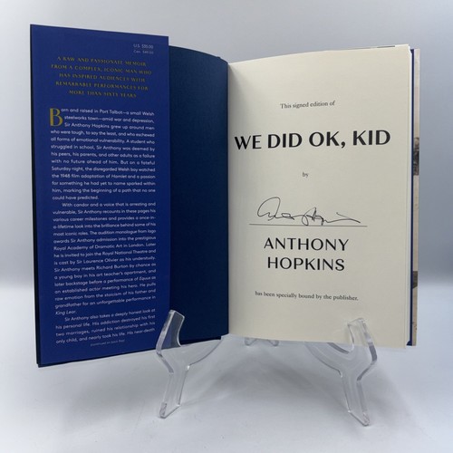 Anthony hopkins signed - anthony,