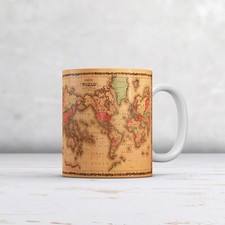 Johnsons world map 1862 - map,