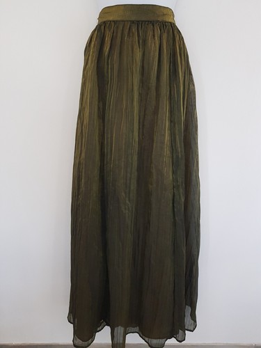 Vintage skirt long - maxi, olive