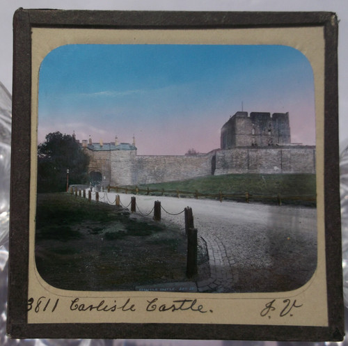Colour magic lantern slide - colour,
