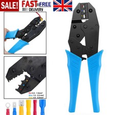 9" Ratchet Crimper Plier Cable