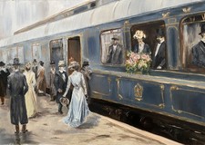 Oil Painting, Orient Express