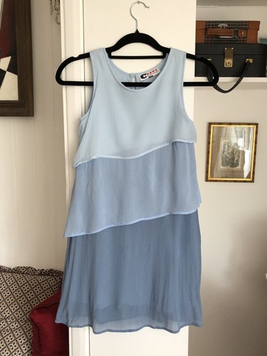 Vintage chiffon blue - vintage,