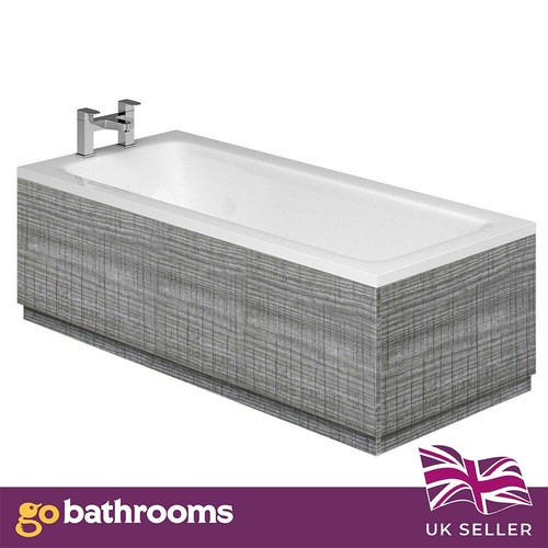 Grey wood bath panel mdf - wood,