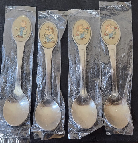 Tetley tea folk - folk, spoons
