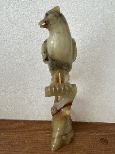 Vintage onyx parrot figurine - vintage,
