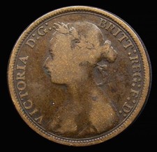Halfpenny 1878 Narrow date