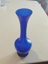 Vintage cobolt blue glass - /,