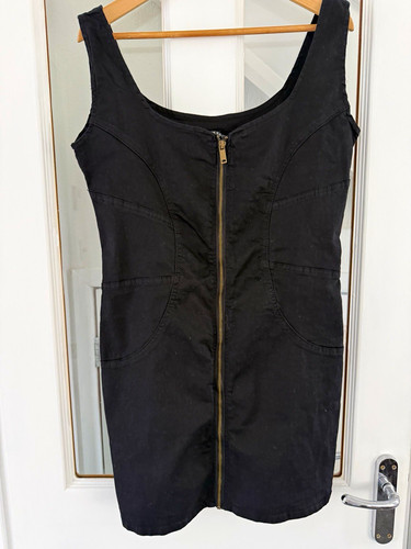 Quiz black denim sleeveless - quiz,