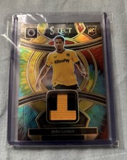 Joao Gomes 23-24 Panini Select PL Wolves Select Swatch Patch Tie-Dye /25 ROOKIE