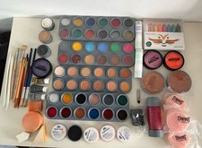 Grimas Face Paints Huge Lot Bundle Party Sfx Make Up Special Effects W Case +