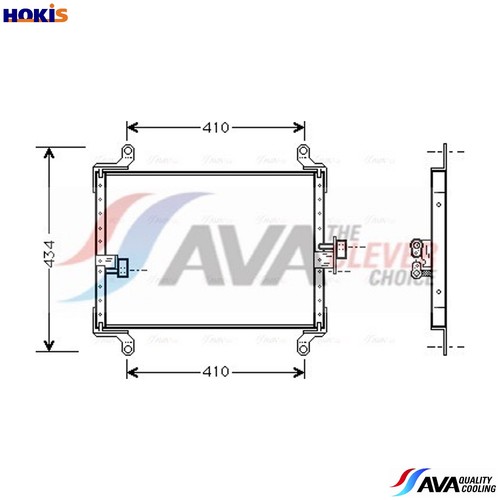 Condenser air conditioning - condenser,