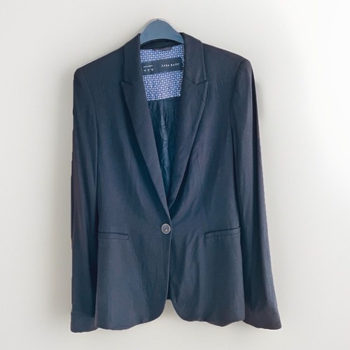 Zara black blazer size - zara,