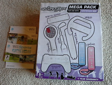 wii sports nintendo game pal & mega pack quickshot for nintendo wii VGC