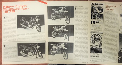Suzuki 1979 models - suzuki,