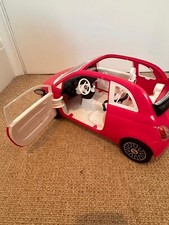 Barbie Hot Pink Fiat 500 Car