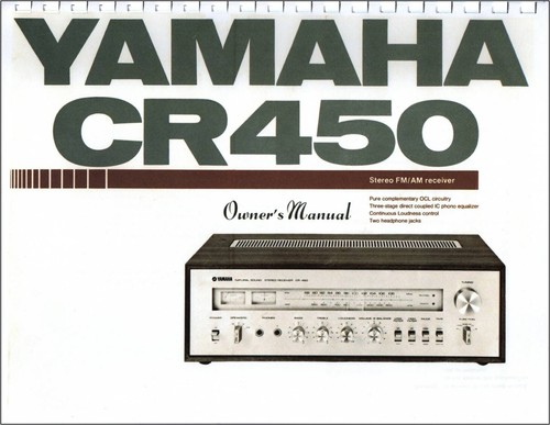 Yamaha 450 stereo receiver - cr-450,