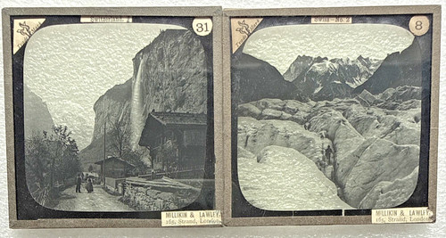 Magic lantern slides - lantern,