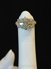 18ct Gold, 2ct Diamond Bagette