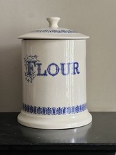 Vintage Flour Container Jar Ditto Deco Era