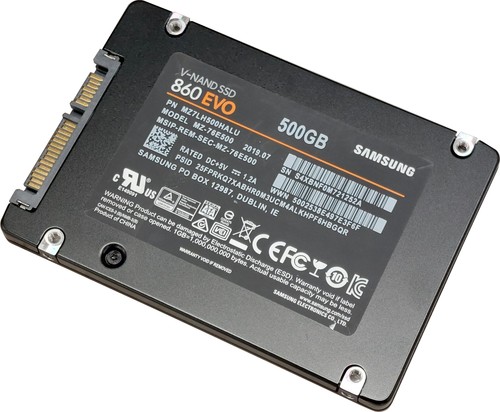 Samsung 860 evo - 500gb, 2.5"