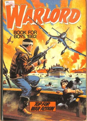 Warlord book for boys 1982 - for,