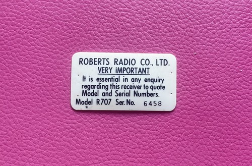 Original vintage roberts r707 - roberts,