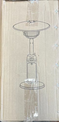 Propane table top heater - table,