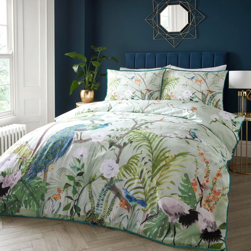Soiree peacock jungle print - peacock,