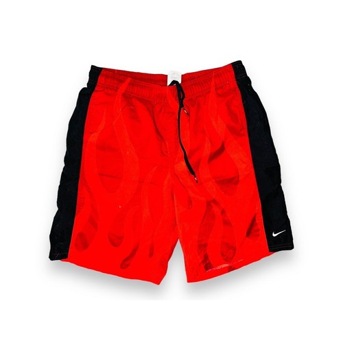 Vintage nike flame shorts - nike,