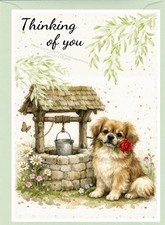 Tibetan Spaniel Dog (4"x 6")