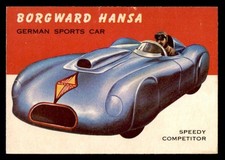 1954 Topps World on Wheels #34 Borgward Hansa EX/MT *e1