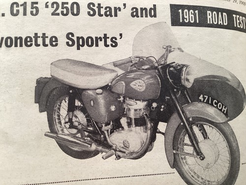 Bsa c15 watsonian avonette - bsa,