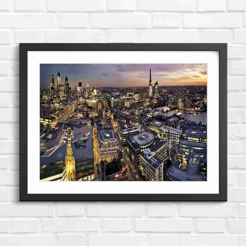 Dusk london skyline - skyline, with