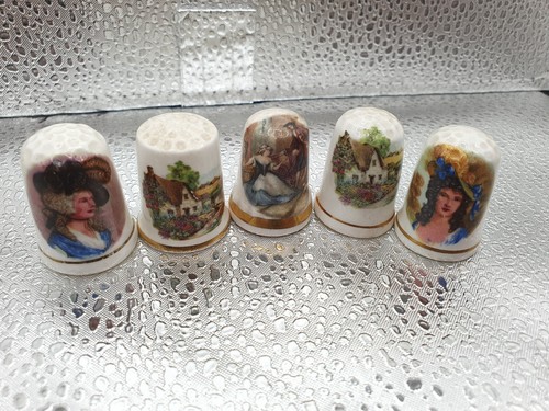 Mixed lot art thimbles - lot,