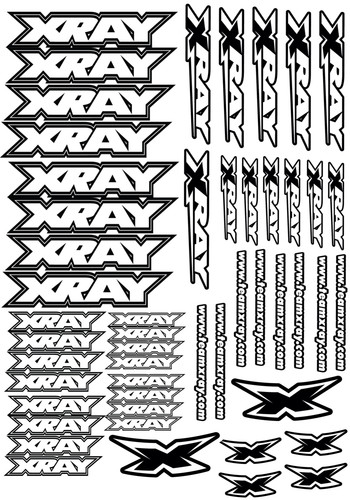 Car sticker sheets graphics - rc,