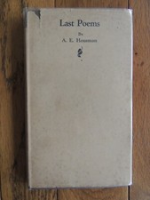 Last Poems by A.E. Housman 1946