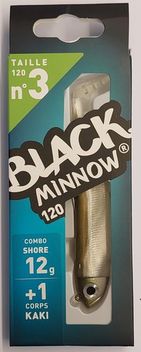 Fiiish black minnow lures - minnow, no.3