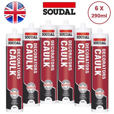 6x Decorators Caulk Soudal