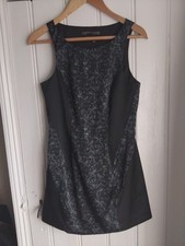 Used GC All Saints Satin Feel Print Dress Uk 12