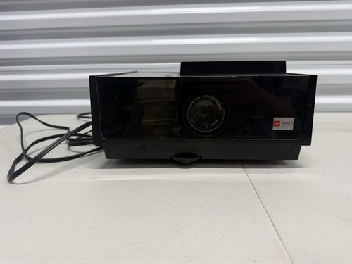 Slide projector with - slide, rototray