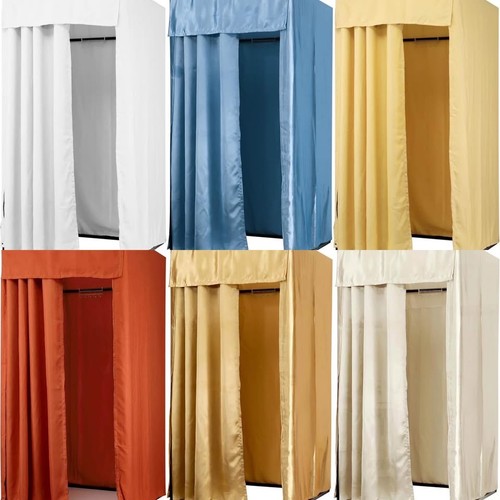 Portable changing room with - room,
