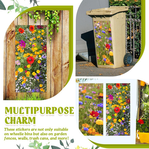 Decorative wildflowers wheelie - decorative,