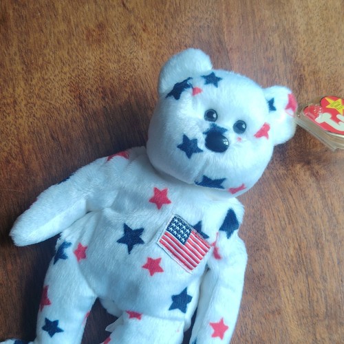 Beanie babies white - babies, teddy