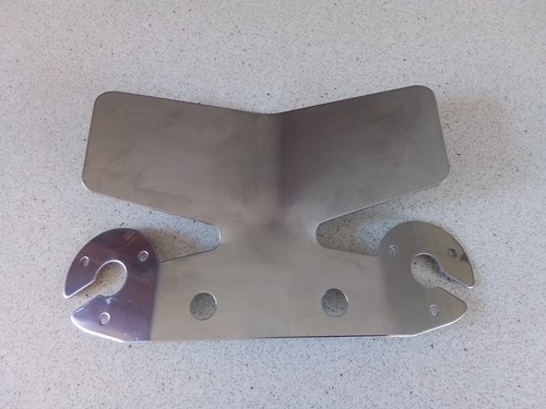 Stainless steel towbar - stainless,