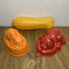 3 x Vintage Jelly Moulds -