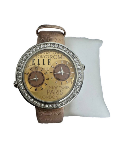 Elle watch ladies dual time - elle,