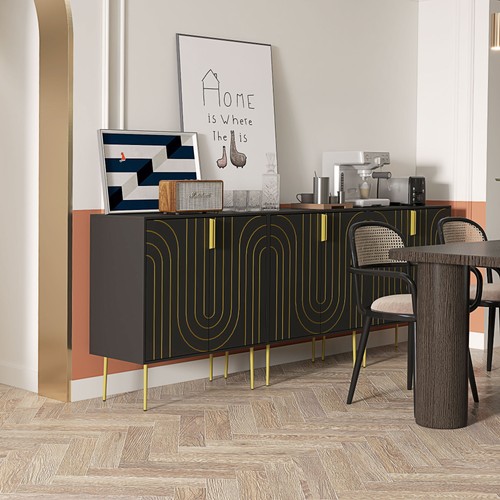Kitchen sideboard with - kitchen,